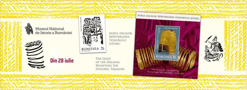 "The Gold of the Dacians: Reuniting the Historic Treasure" issue available from Tuesday