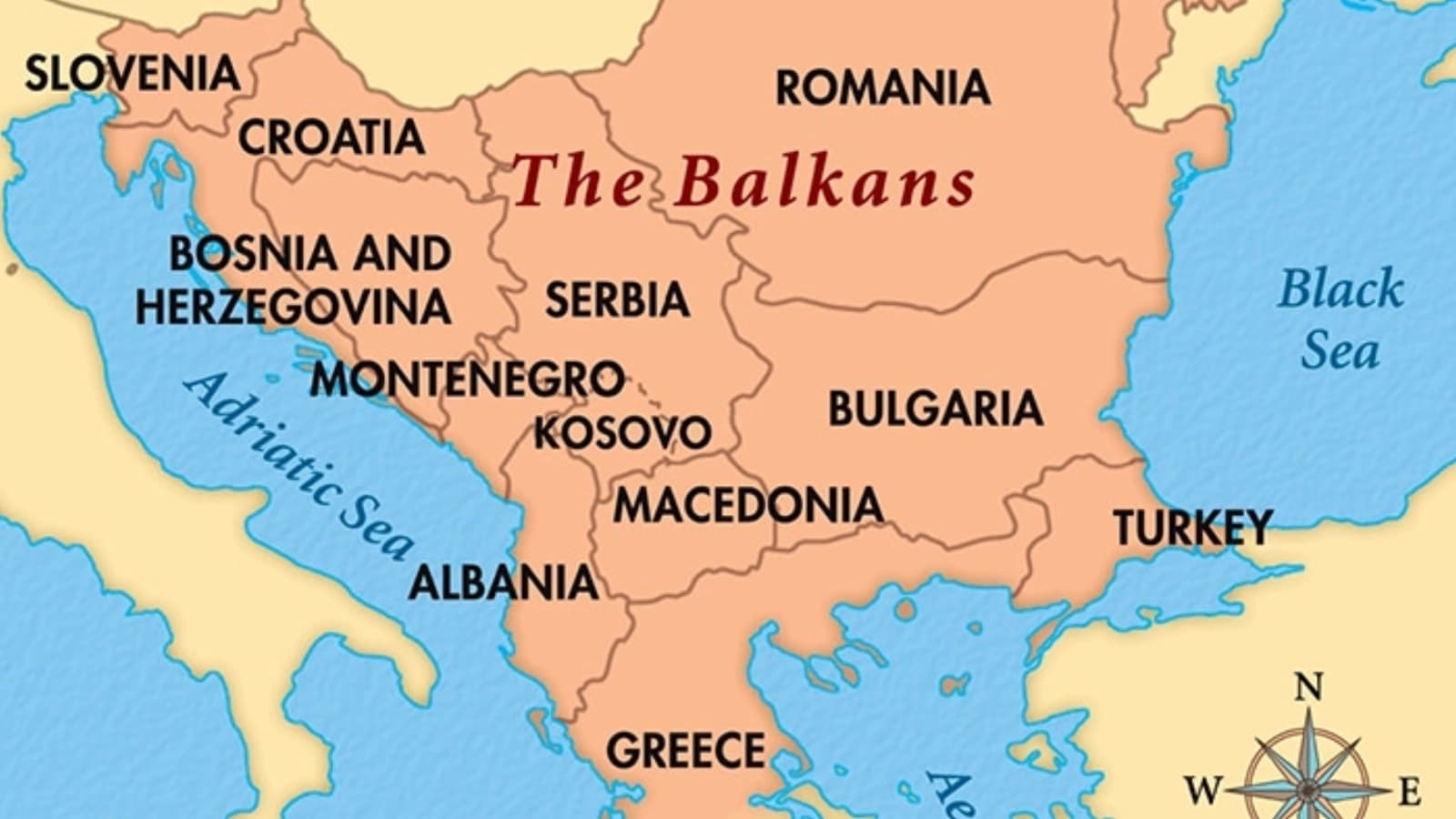 Furtuni violente în Balcani - Cel puţin un mort şi 13 răniţi