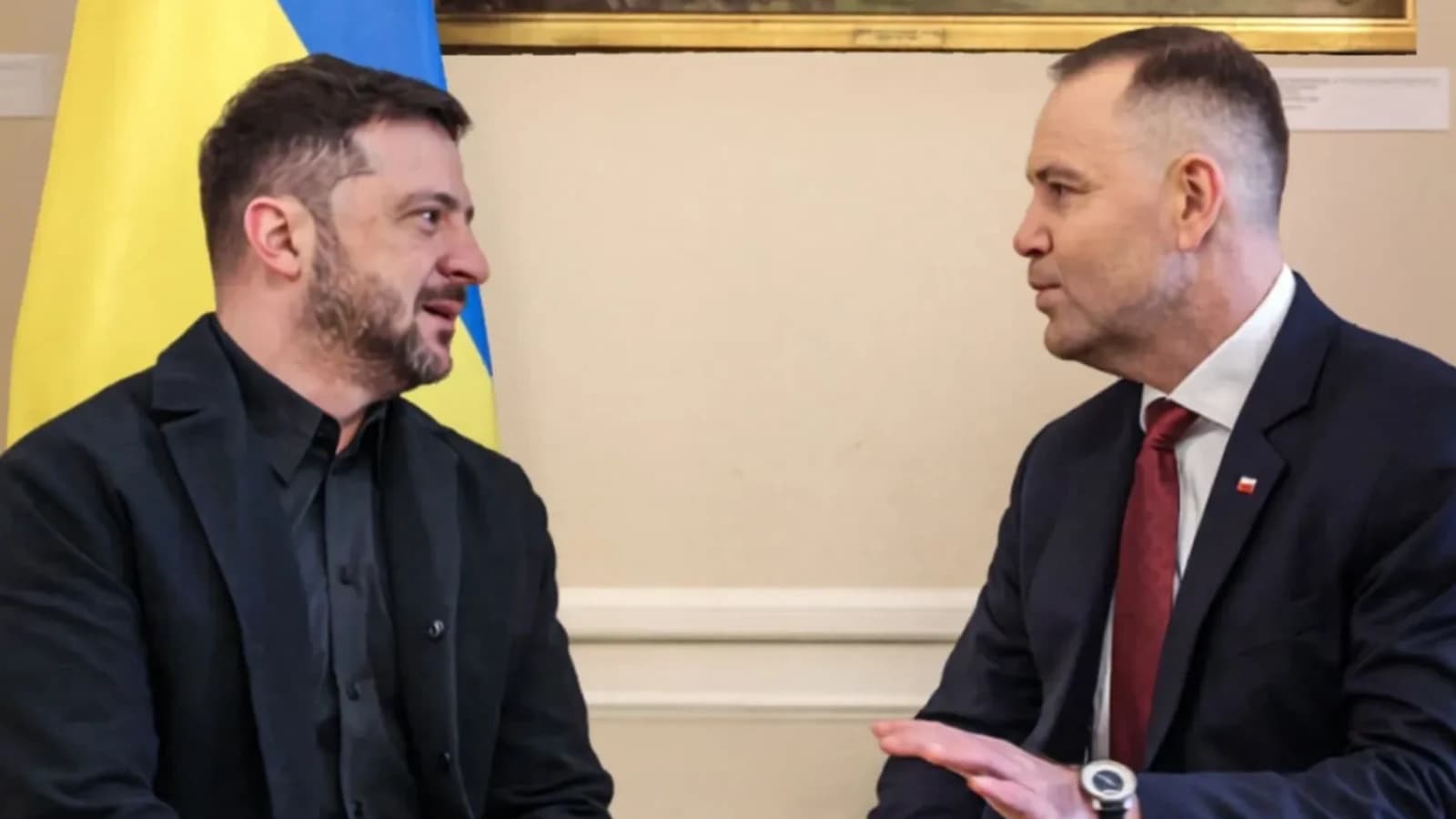 Discuție importantă de peste o oră între Zelenski și președintele Poloniei, în plină criză diplomatică